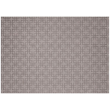 Lattice Outdoor Rug Silver/Charcoal Color 88 x Inches by SimplyShade - RS-587-319