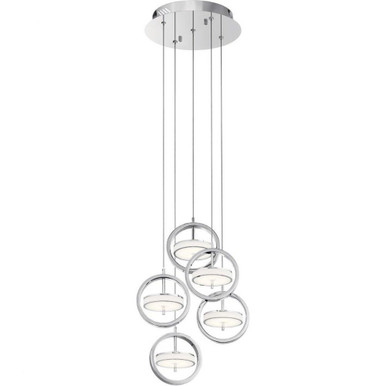 Baylin 5 LED Light Medium Pendant by Elan - 84144