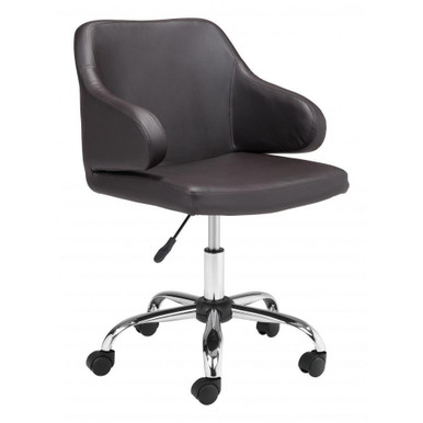 Designer Office Chair 27.5 Inch Tall and 23.8 Inch Wide by Zuo Modern - 101839