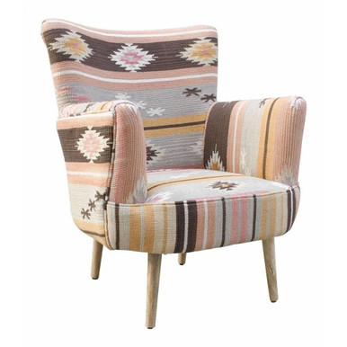 Azteca Accent Chair 32.7 Inch Tall and 30.3 Inch Wide by Zuo Modern - 109255