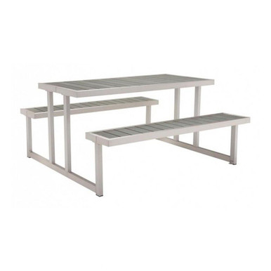 Cuomo Picnic Table 29.5 Inch Tall and 59 Inch Wide by Zuo Modern - 703784