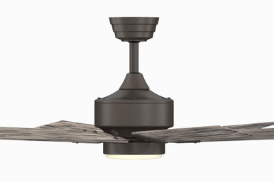 Levon Custom - 8 Blade Ceiling Fan with Light Kit-16.27 Inches Tall and 72 Inches Wide - FPD7912-72-LK