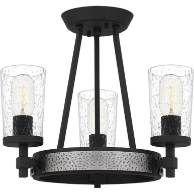 Alpine 3 Light 16 Inch Wide Semi Flush Mount by Quoizel - ALP1716EK