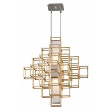 Metropolis 28W 2 LED Large Pendant 30.25 Inch Tall by Corbett - 242-42