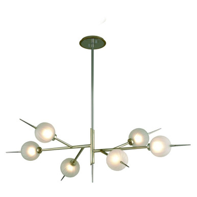 Tempest 24W 6 LED Light Large Island Pendant by Corbett - 263-56