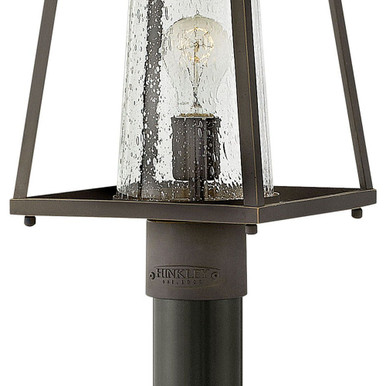 Burke One Light Outdoor Post Top/ Pier Mount 9 x 16 Inches by Hinkley  - 2791