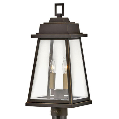 Bainbridge Two Light Outdoor Post Mount 10 x 22.25 Inches by Hinkley - 2941OZ