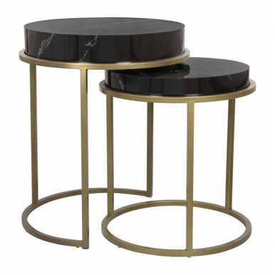 Tank Nesting Table 21.7 Inch Tall and 18.7 Inch Wide by Zuo Modern - 109088