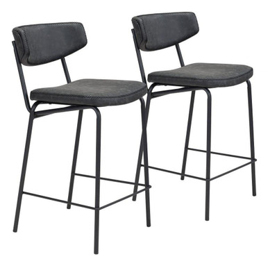 Sharon 36.2 Inch Steel Counter Chair by Zuo Modern - 109510