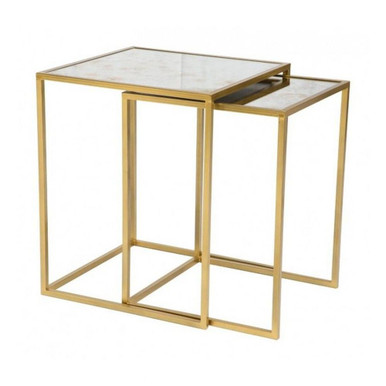 Calais Nesting Table 22 Inch Tall and 18 Inch Wide by Zuo Modern - 405005