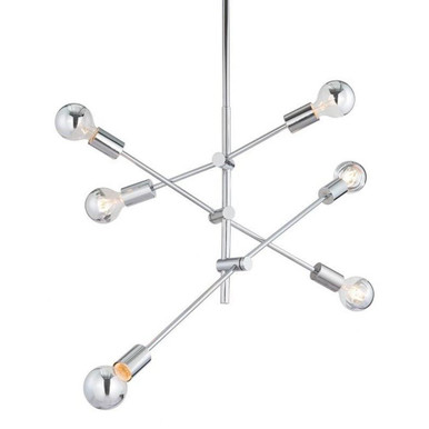 Brixton 6 Light Oversized Chandelier by Zuo Modern - 56059
