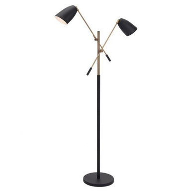 Tanner 2 Light Floor Lamp In Modern Style 66.1 x 42.1 Inches by Zuo Modern - 56079