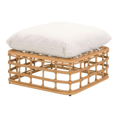 Kapalua Ottoman 20.5 Inch Tall and 28 Inch Wide by Zuo Modern - 703959