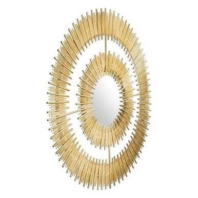 Zeus Mirror In Glam Style 1.2 Inch Tall and 37.4 Inch Wide by Zuo Modern - A12212