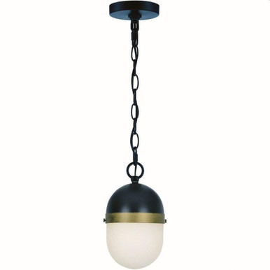 Capsule 1 Light Mini Outdoor Pendant by Crystorama - cap-8505-mk-tg
