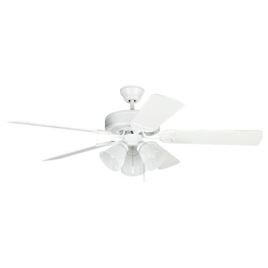 Builder Deluxe 52 Inch Ceiling Fan by Craftmade - BLD52MWW5C3