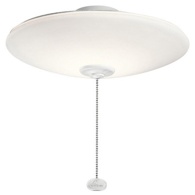 17W 1 Led Low Profile Bowl Fan Light Kit 13 Inches Wide by Kichler - 380031MUL