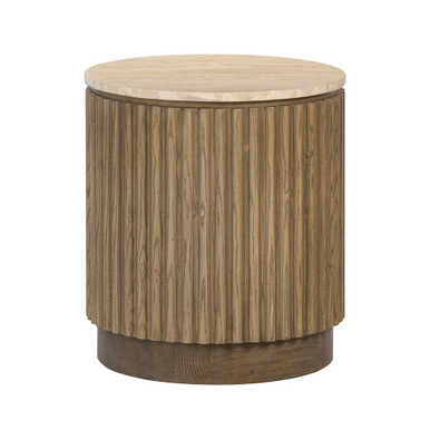 Donovan Side Table 21 Inch Tall and 18 Inch Wide by Varaluz - 511TA18A