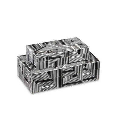 Cade 10.5 Inch Box (Set of 2) by Currey Company - 1200-0510