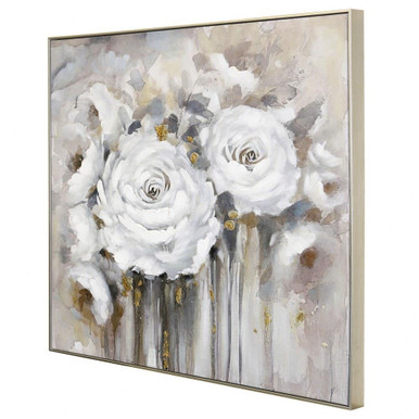 Reflected Forest - Hand Painted Abstract Landscape Wall Art In Modern Style-36 Inches Tall and 48 Inches Wide - WI34070DS