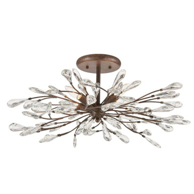 Crislett 4 Light 28 Inch Wide Semi Flush Mount by ELK Home - 18254/4