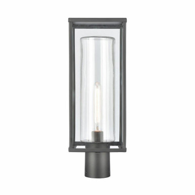 Augusta 1 Light Outdoor Post Light 19.5 x 7 In by ELK Home - 90014/1