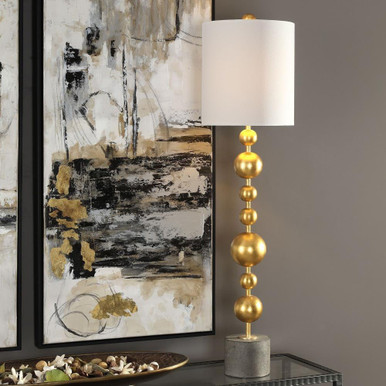 Selim 1 Light Buffet Lamp 10 inches wide by 10 inches deep by Uttermost - 29566-1