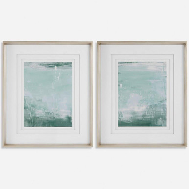Coastal Patina 31.3 Inch Modern Framed Print (Set of 2) by Uttermost - 41439