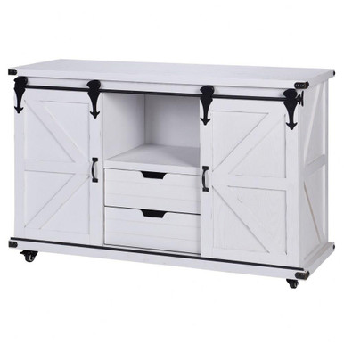 Presley 47 Inch 2 Door 2 Drawer and Open Center Cabinet by Stylecraft - AF17797BDS