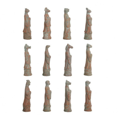 Dann Foley - Double Shadow Men Sculpture In Contemporary Style-13.78 Inches Tall and 1.97 Inches Wide - DFA51215DS