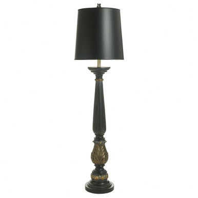 Shagreen 1 Light Floor Lamp In Vintage Style 63.5 x 17 Inches by Stylecraft - DFL74419DS