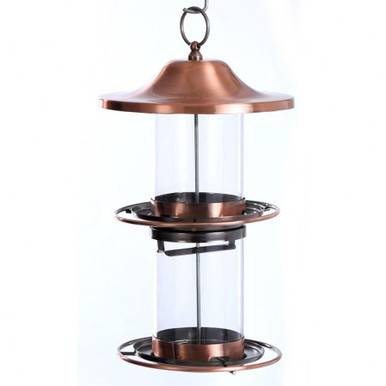 14.25 Inch Outdoor Bird Feeder In Mission by Stylecraft - GN15033SCDS