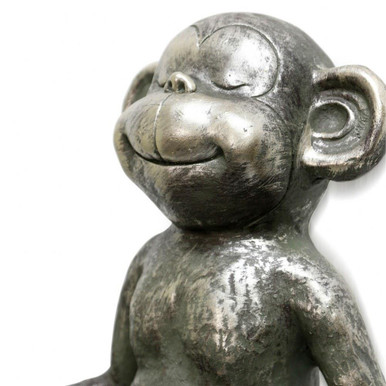 Yoga Monkey - Sculpture-15 Inches Tall and 17 Inches Wide - GN9011DS