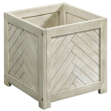 Herringbone 18 Inch Large Planter In French Country by Stylecraft - GNVF1130LSCDS
