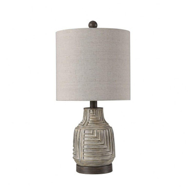 Maze One Light Table Lamp by Stylecraft - L14337ADS