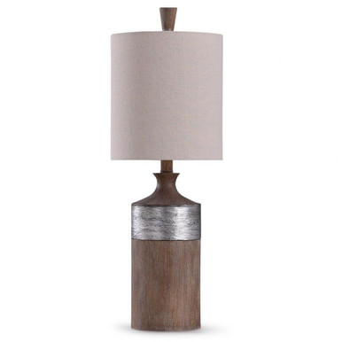 Darley - One Light Textured Banded Table Lamp with Cylinder Shade - L29903DS