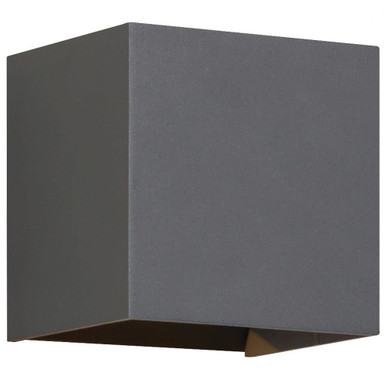 Vex 5 9.2W 1 3000K LED Light Outdoor Wall Lantern by Visual Comfort Modern - 700OWVEX9304BDOUNV