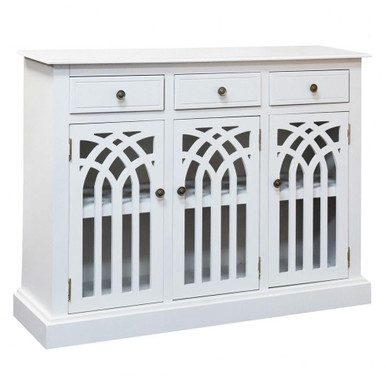 3 Drawer 3 Door Cabinet 34.5 Inch Tall and 44 Inch Wide by Stylecraft - MF26431DS