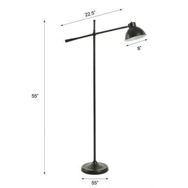 56 Inch 40W One Light Floor Lamp - L73258DS