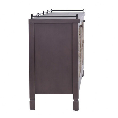 4 Drawer and 2 Door Sideboard In Industrial Style-33.07 Inches Tall and 16.93 Inches Wide - SF26439DS