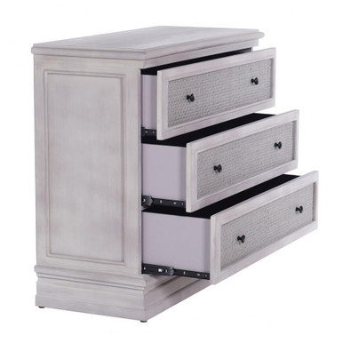 Hollywood - 3 Circle Patterned Door Sideboard In Modern Style-34.1 Inches Tall and 60 Inches Wide - SF26469DS