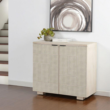 Adeline - 2 Door Cabinet In Glam Style-34 Inches Tall and 38 Inches Wide - SF26624DS