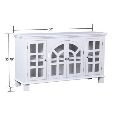 Vermont - 4 Door Sideboard In Modern Style-34 Inches Tall and 60 Inches Wide - SF26221DS