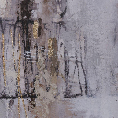 Neutral Smudge - Hand Painted Canvas Wall Art In Contemporary Style-40 Inches Tall and 20 Inches Wide - WI323961DS