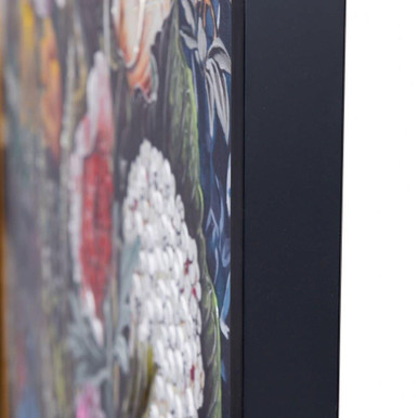 Brilliant Botany - Printed and Hand Embellished Canvas Wall Art In Traditional Style-74 Inches Tall and 50 Inches Wide - WI33912DS