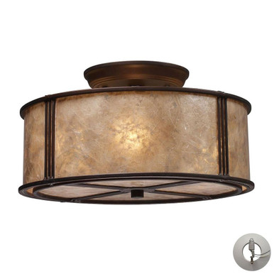 Barringer 3 Light 13 Inch Wide Semi Flush Mount by ELK Home - 15031/3-LA