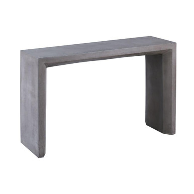 Chamfer Concrete Console Table 34 Inch Tall 55 Inch Wide by ELK Home - 157-079