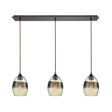 Whisp 3 Light Oversized Linear Coastal Pendant by ELK Home - 25122/3LP