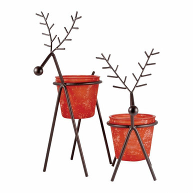 18 Inch Large Reindeer Lighting (Set of 2) by Elk Home - 519192