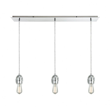 Socketholder 3 Light Oversized Linear Pendant by ELK Home - 33220/3LP